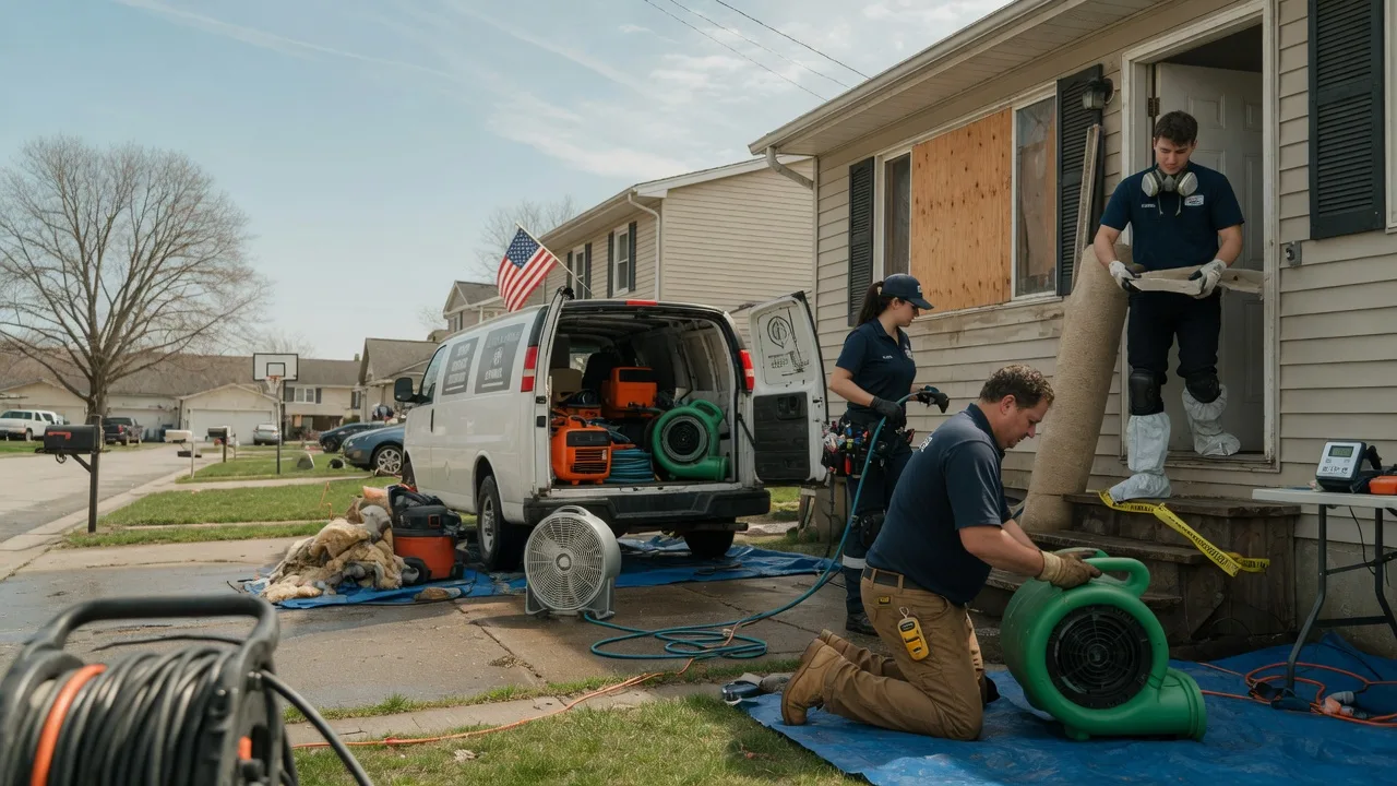 Water Damage Restoration in Carman, IL near me